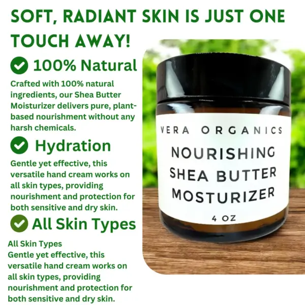 Handmade Moisturizer with Natural Shea Butter – Deeply Nourishing, Hydrating Cream for Dry Skin | Organic Ingredients (Copy) - Image 2